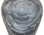 Embrace Cashmere Gray Marble Funeral Cremation Urn Keepsake, 15 Cubic In... - $129.99