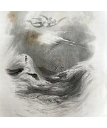 And The Sea Gave Up The Dead Angels Engraving 1868 Victorian Religious D... - €69,23 EUR And The Sea Gave Up The Dead Angels Engraving 1868 Victorian Religious D... - €69,23 EUR