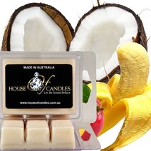 Banana Coconut Mango Eco Soy Candle Wax Melts Clams Hand Crafted Vegan - £11.19 GBP+