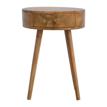 Artisan Furniture Nordic Circular Shaped Bedside - £152.19 GBP