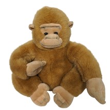 Goffa International Tan Brown Monkey Chimpanzee Zoo Plush Stuffed Animal 9.5" - $28.30