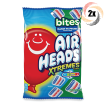 2x Bags Airheads Xtremes Bites Bluest Raspberry Candy | 6oz | Fast Shipping - £11.03 GBP