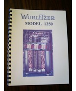 Wurlitzer Model 1250 Jukebox Manual - $34.64