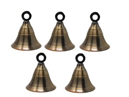 Wonderlist Handicrafts Elephant Camel Cow Brass Bells 2&quot; Height 1.5&quot; Dia Indian  - $110.39