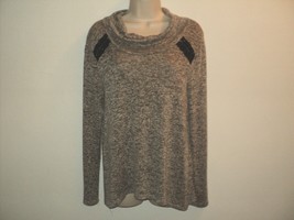 Charlotte Russe Women&#39;s Size M Sweater Gray Marled, Long Sleeves - £9.60 GBP