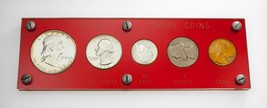1954 Proof Set in Red Capitol Holder Gem proof Condition - $4,394.37 MXN