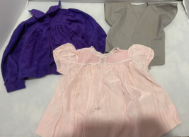 3 outfits Vintage Doll Dress 1- marked Nannette baby Frocks - €6,50 EUR