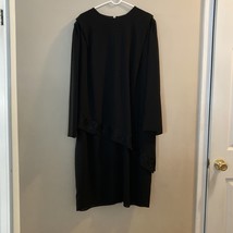Vintage Ursula 18 W Black Evening Occasion Party Dress - $25.64