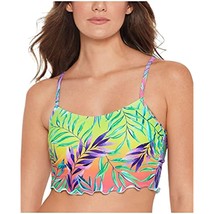 Salt + Cove Swimwear Top Medium Junior Tropical Punch Ruffle Size Medium - £12.07 GBP