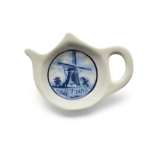 Dutch Windmill Scene Teapot Magnet - $5.62