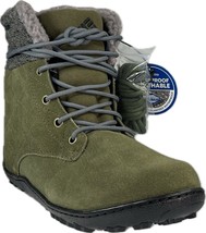 Columbia Women&#39;s Powder Summit Wool Olive Faux Fur Waterproof Boots, YL5385-383 - £44.75 GBP