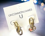 UNCOMMON JAMES Chain Earrings New With Tags &amp; Bag MSRP $52 - £34.94 GBP
