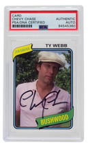Chevy Chase Signed Caddyshack Ty Webb Trading Card PSA/DNA - £129.65 GBP
