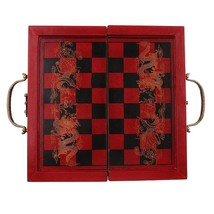 Chinese Check Folding Game Terracotta Resin Red Tray - £94.14 GBP