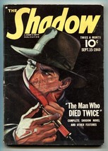 The Shadow Pulp Sep 15 1940- Needle cover- Great cover  vg+ - £175.53 GBP