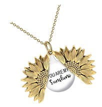 You Are My Sunshine Engraved Necklace Inspirational - £44.07 GBP