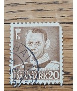 Denmark Stamp King Frederik 20ore Used 359 Circular Cancel &quot;Copenhagen&quot; - €1,70 EUR