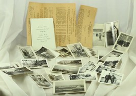 Vintage 25 PC Photo Lot Escanaba Michigan MONOWSKI Genealogy WWII Military - £14.89 GBP