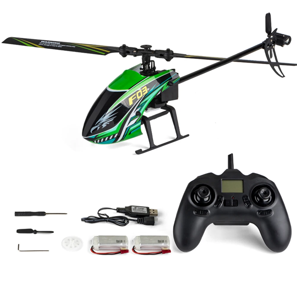 YUXIANG F03 RC Helicopter 4CH Flybarless One Key Take off Height Hold He... - £79.36 GBP+