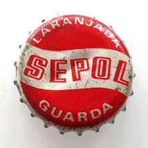 Cork Bottle Cap ✱ Sepol Laranjada Vtg Soda Chapa Kronkorken Portugal 60´s ~ Rare - £10.11 GBP
