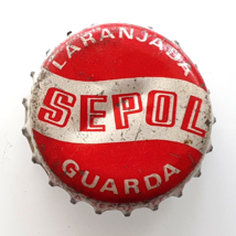 Cork Bottle Cap ✱ Sepol Laranjada Vtg Soda Chapa Kronkorken Portugal 60´s ~ Rare - £9.61 GBP