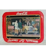 Coca Cola Coke 1987 Touring Car Large TV Lap Tray Repro 1924 Ohio Art Li... - £23.65 GBP