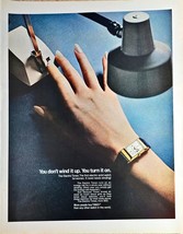 TIMEX - The Electric Timex &quot;Wind It Up&quot; 1968 VTG Print AD - £6.97 GBP