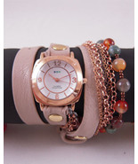La Mer Brazil Beach Stones Chain Wrap Watch - £122.61 GBP