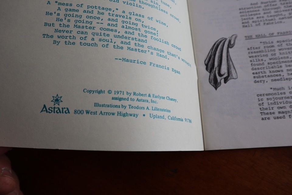 5x Astara's Book of Life 22nd 3rd + 1-9 4th Degree Lessons School 1971  Astral Item image 14