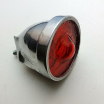 Round Red Silver Reflectors Aluminum For Vintage Bicycle - $25.00