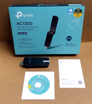 TP-Link AC1300 Wireless Dual Band USB Adapter | Archer T4U (Ver 5) - £15.72 GBP