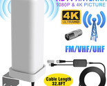 6000Miles HDTV 1080P Outdoor HD 4K Digital TV Antenna 360 Signal Amplifi... - £32.58 GBP
