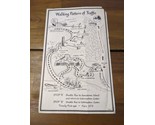 Vintage Jamestown Island Walking Pattern Of Traffic Bus Stop Route - $39.59