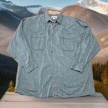 Ducks Unlimited Vtg Button-Up Shirt Mens Size Large Hunting Embroidered ... - $26.73