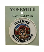 Yosemite National Park Bear Half Dome Canyon California Woven 3&quot; Round P... - $6.86 CAD
