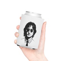 Beatles John Lennon Slim Black &amp; White Can Cooler - £9.90 GBP