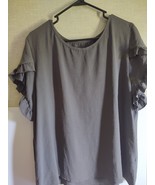 No Tag 1X Gray Green Women&#39;s Plus Size Top - $10.83 CAD