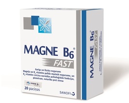Magne B6 Fast (magnesium B6) 150 mg, 20 packets ​ - £26.27 GBP