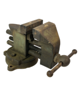 Antique Vintage 3 Bolt 3.5" (3 1/2") Bench Vise Barn Fresh Find - No Mak... - $148.50