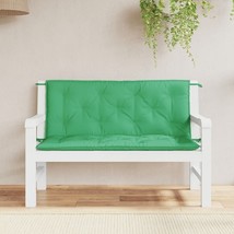 Garden Bench Cushion Set of 2 Green Oxford fabric (100% polyester) - $1,635.92 MXN