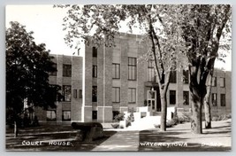 Waverly IA RPPC Iowa Court House Bremler County Courthouse c1940s Postca... - $6.95