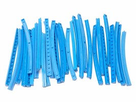 Lego Vintage Railway Various Blue Track 1970s - $227.54 MXN