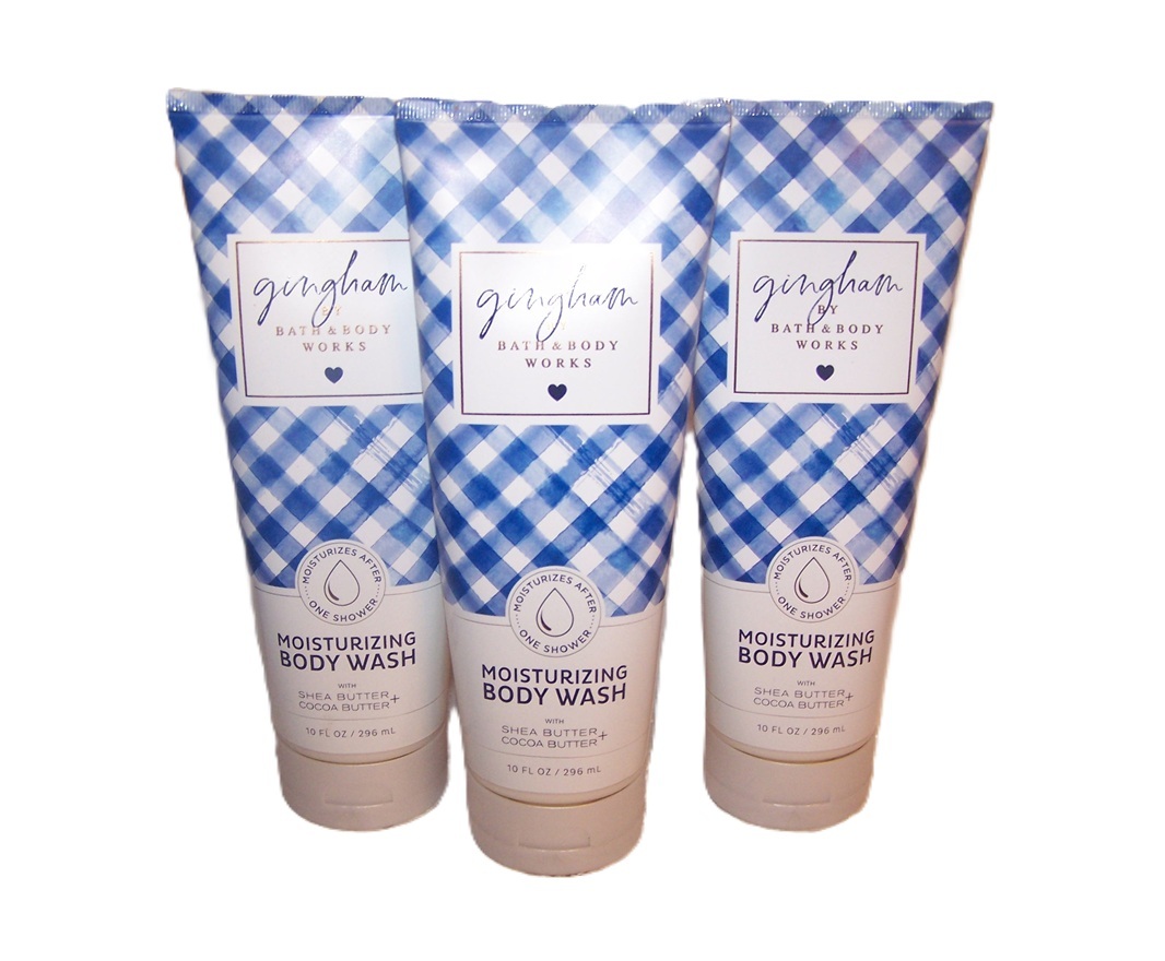 Bath &amp; Body Works Gingham Moisturizing Body Wash with Shea Butter 10 oz ... - $27.75