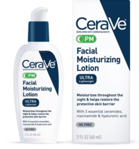 CeraVe Face Lotion for Night with Hyaluronic Acid, PM Night Cream Fragrance Free - £40.40 GBP
