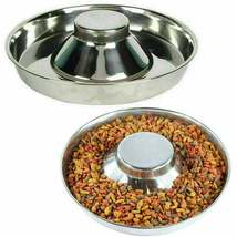 MAXPERKX Stainless Steel Pet Feeder Bowl for Puppy, Dog, Cat - Food and Water Di - £8.75 GBP