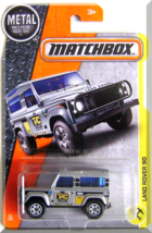 Matchbox - Land Rover 90: MBX Construction #48/120 (2017) *Silver Edition* - £2.34 GBP