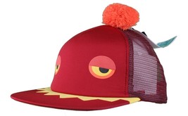 Neff Rojo Granate Monster Gorra Ajustable Gorros Con Pompón - £13.57 GBP