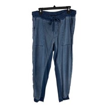 Sundance Womens  Pants Adult Size Petite Medium Blue Tie Waist Pockets P... - $33.99