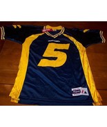 UNIVERSITY OF WEST VIRGINIA #5 FOOTBALL JERSEY SMALL NEW w/ TAG - £43.63 GBP