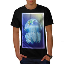 Wellcoda Nature Fish Space Mens T-shirt, Medusa Graphic Design Printed Tee - £14.87 GBP+